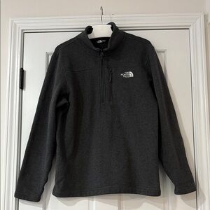 The North Face Charcoal Zip-Up Sweater